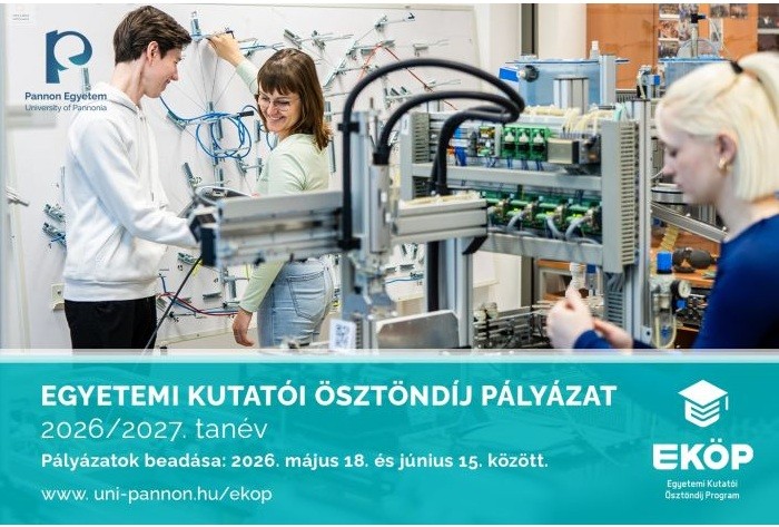 Megjelent az Egyetemi Kutatói Ösztöndíj Program (EKÖP) 2026/2027 pályázati felhívása