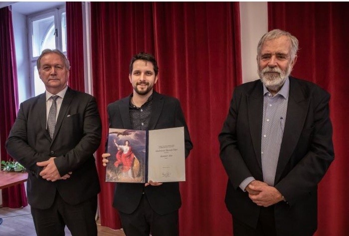 Akadémiai Ifjúsági Díjat vehetett át Dr. Kummer Alex, a Mérnöki Kar munkatársa!